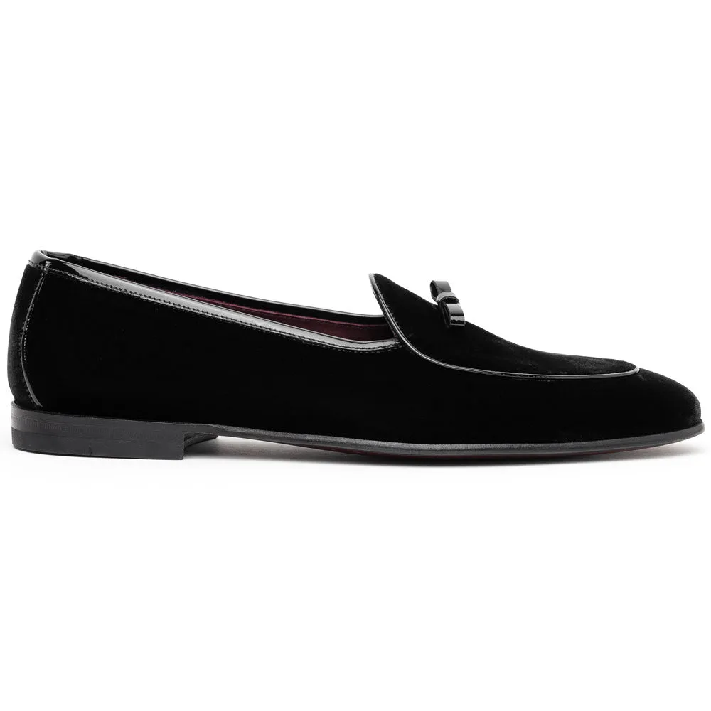 10-120-BLK ARCO Velvet Tuxedo Shoe, Black