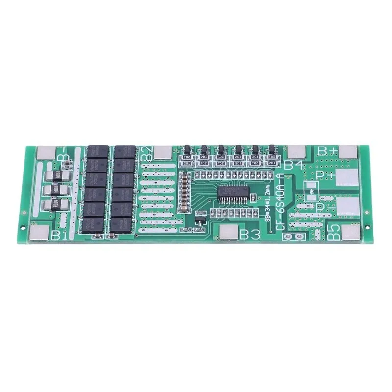 24v 6S 40A 18650 Lithium Battery Protection Board