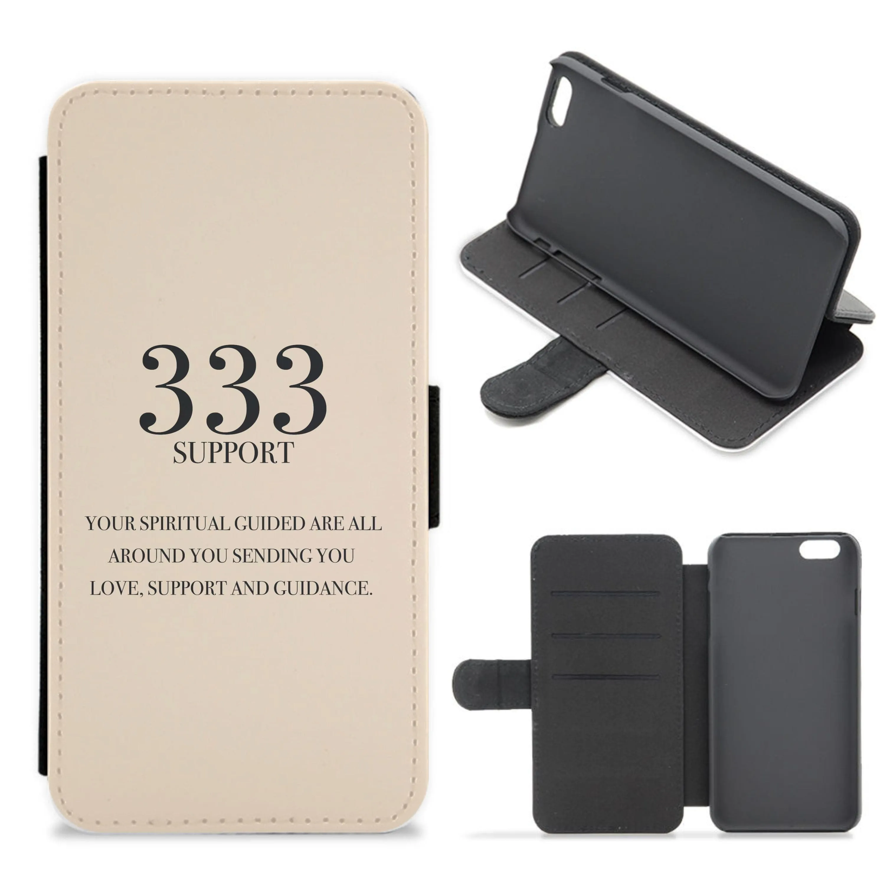 333 - Angel Numbers Flip / Wallet Phone Case