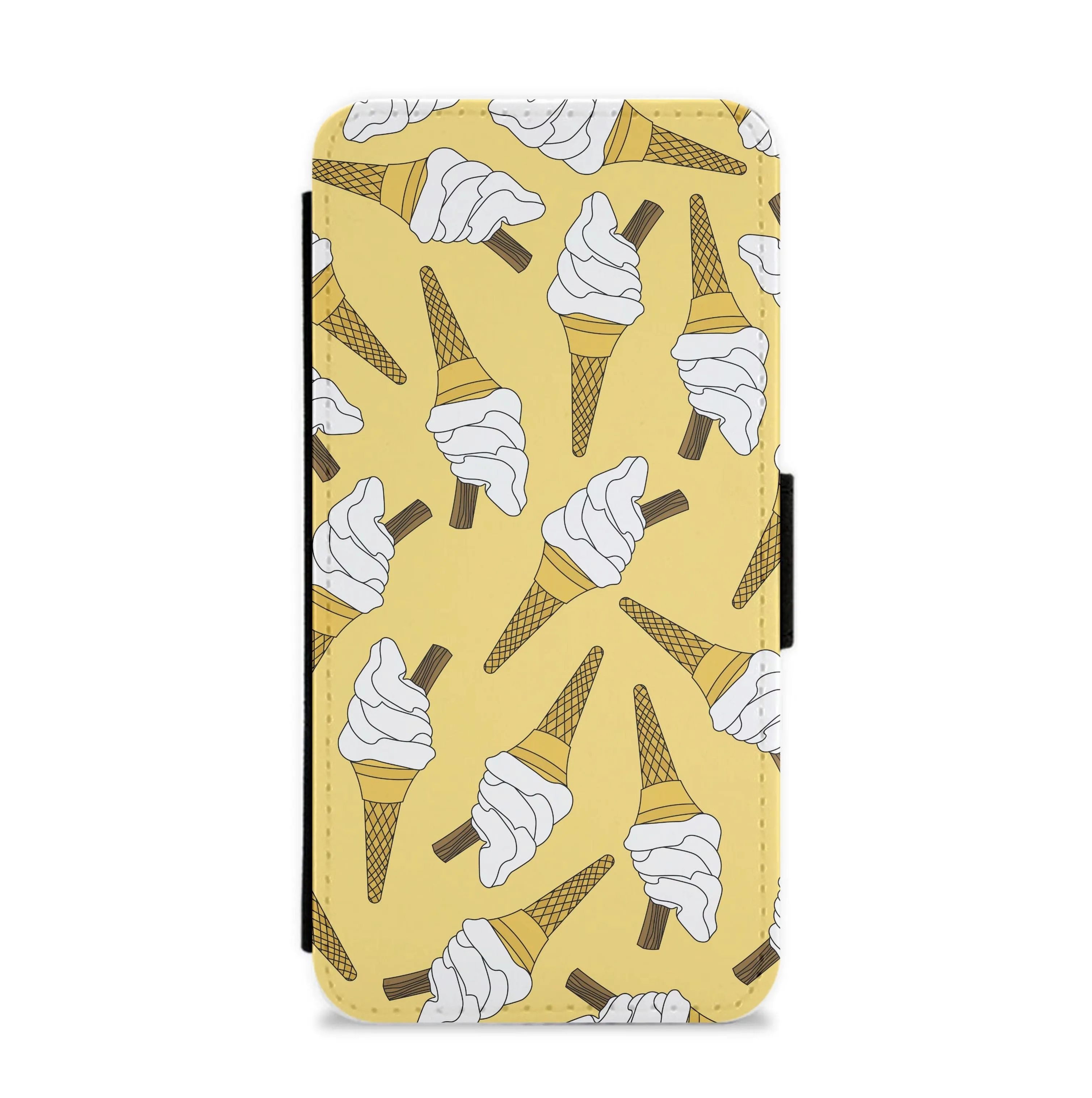 99s - Ice Cream Patterns Flip / Wallet Phone Case