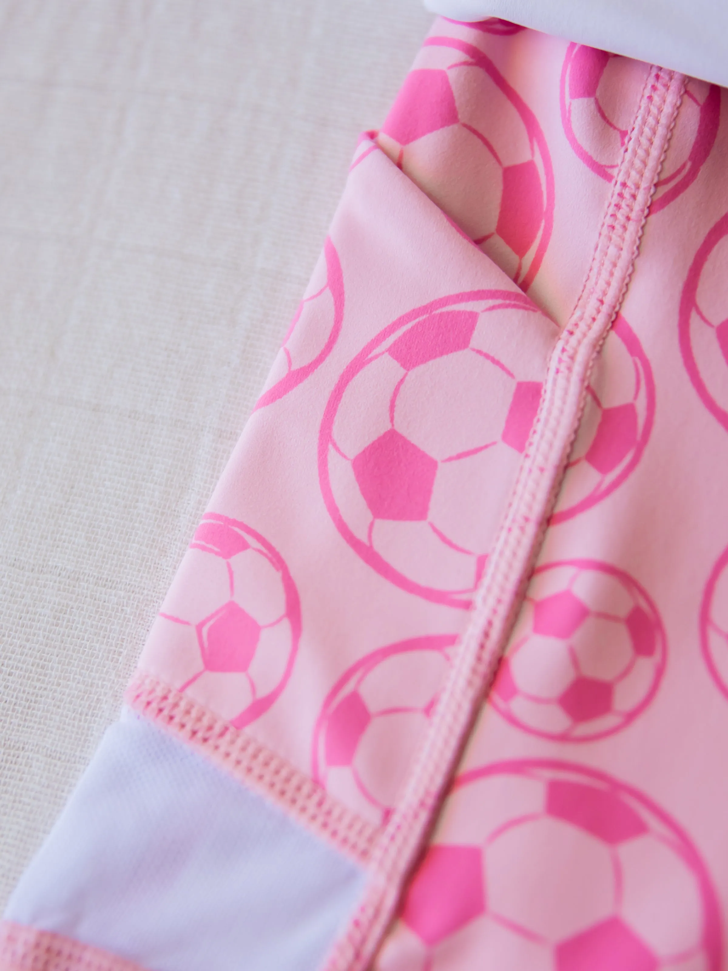 Active Skort Set - Soccer in Pink