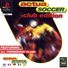 Actua Soccer Club Edition - PS1