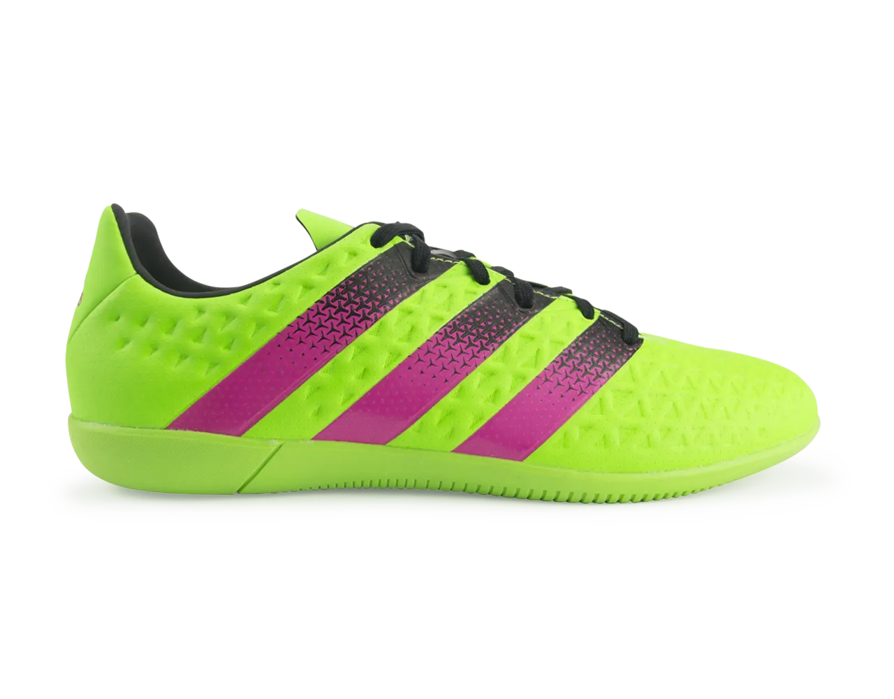 adidas Men's ACE 15.3 Indoor Soccer Shoes Solar Green/Shock Pink/Black