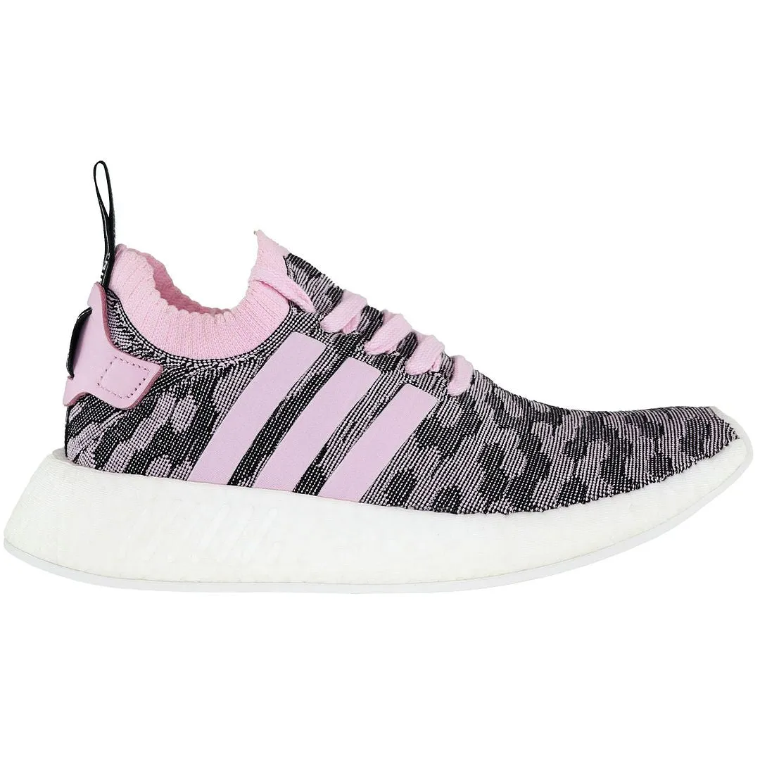 Adidas NMD_R2 Primeknit Womens Pink Running Trainers