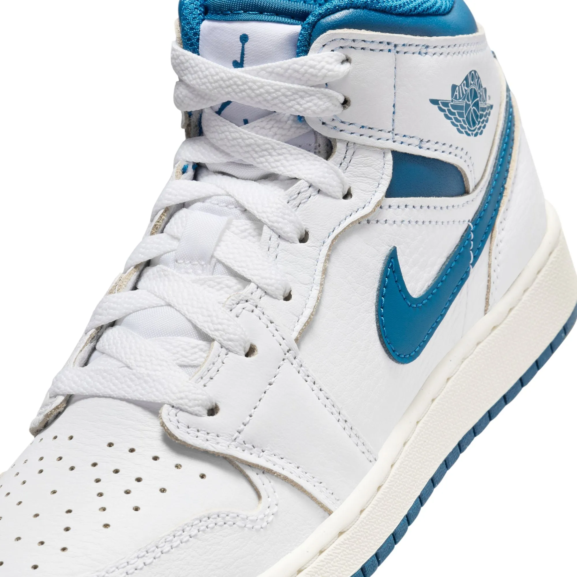 Air Jordan 1 Mid SE "Industrial Blue" Grade School - Kids