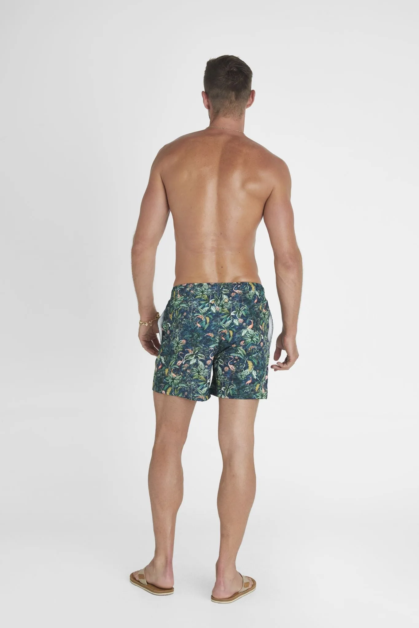 Aqua Blu Mens Running Shorts - Ladybird