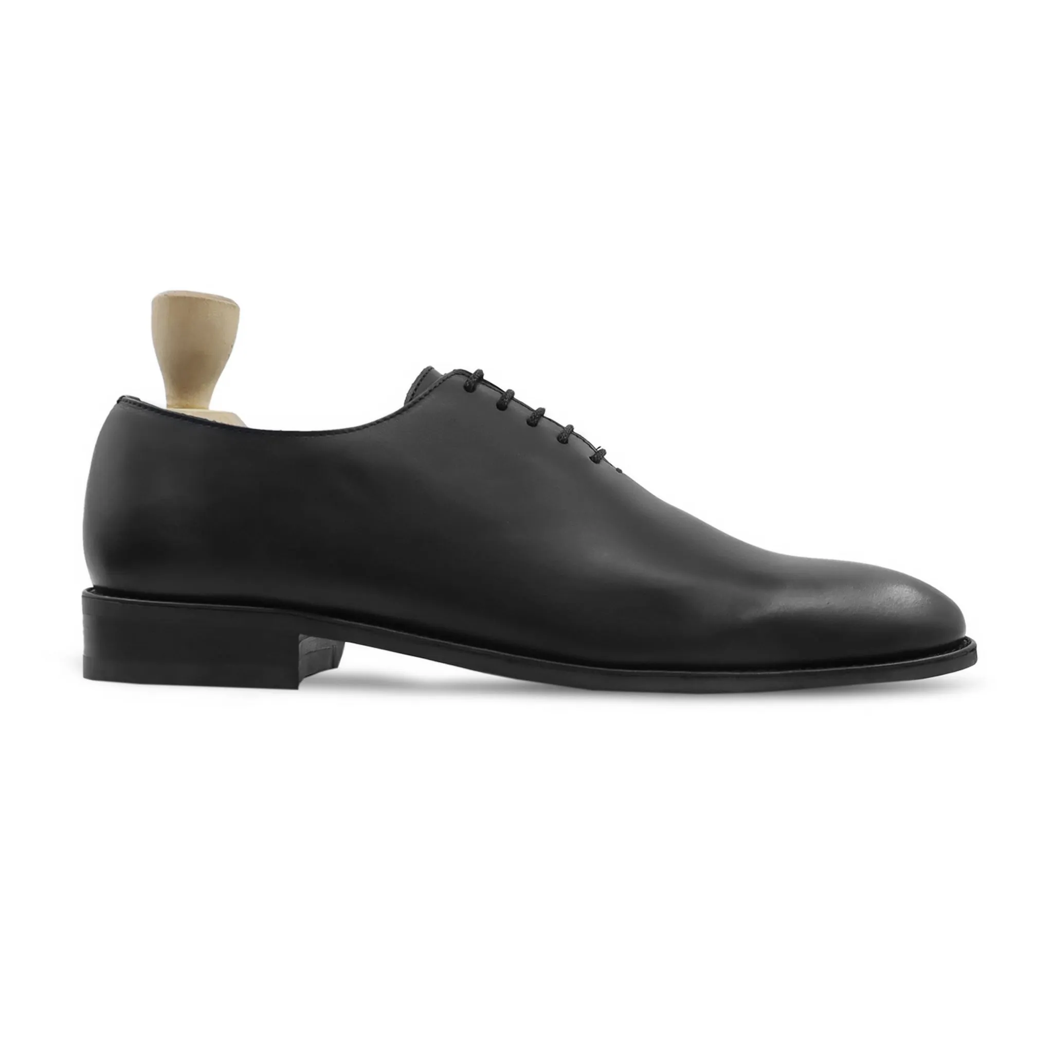 Aristocrat - Men's Black Calf Leather Wholecut Shoe