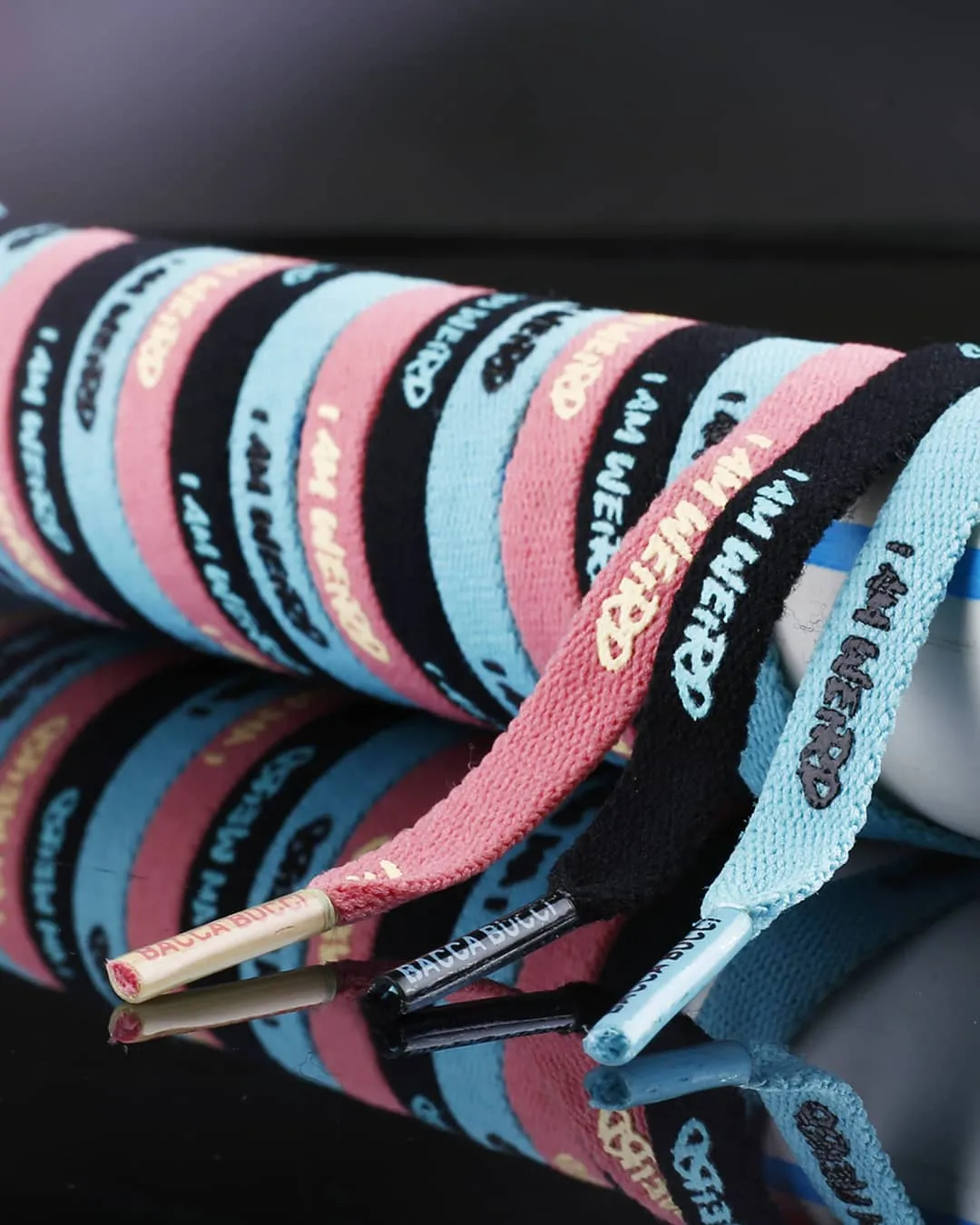 Bacca Bucci "I AM WEIRD" Sneaker Laces