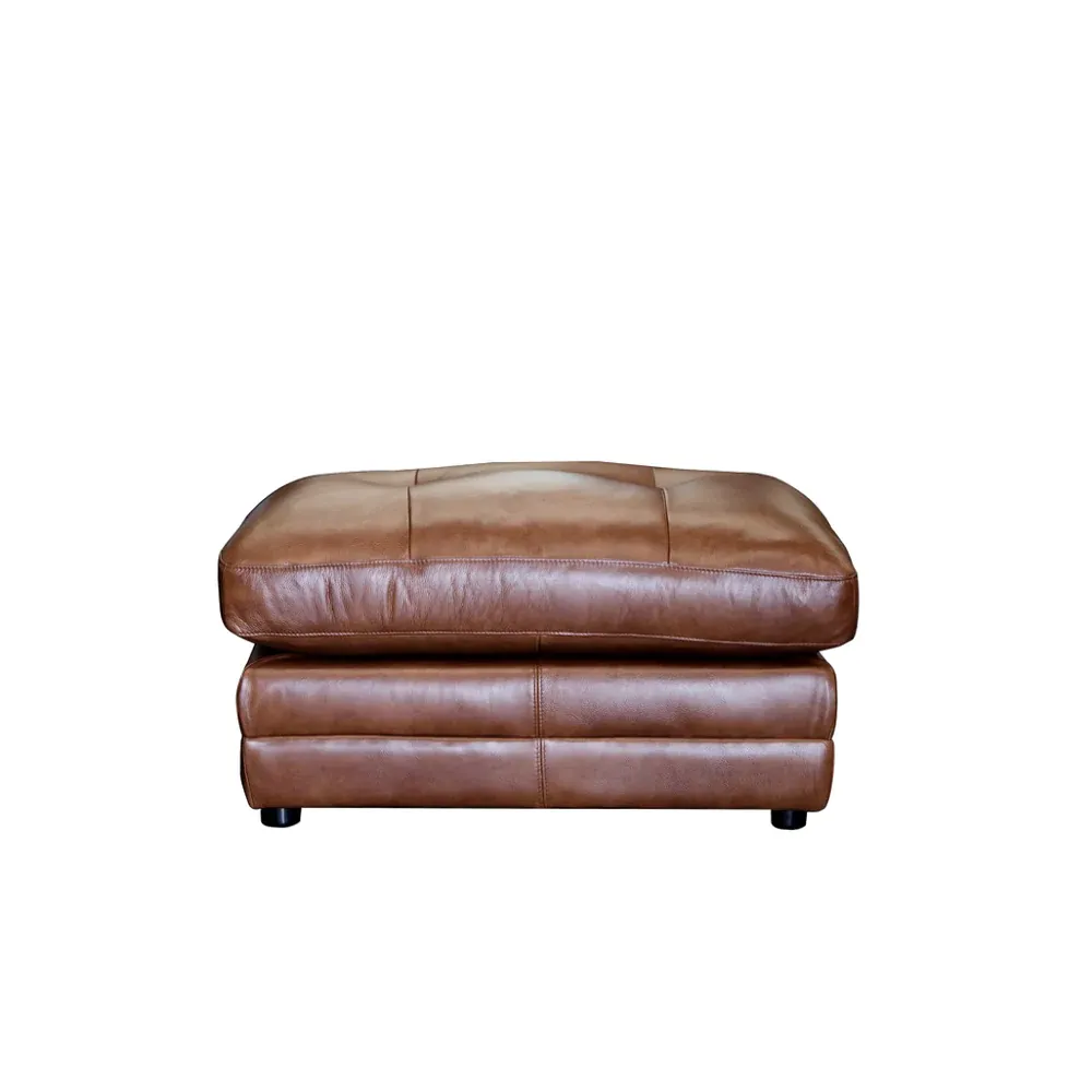 Bailey Footstool | Leather