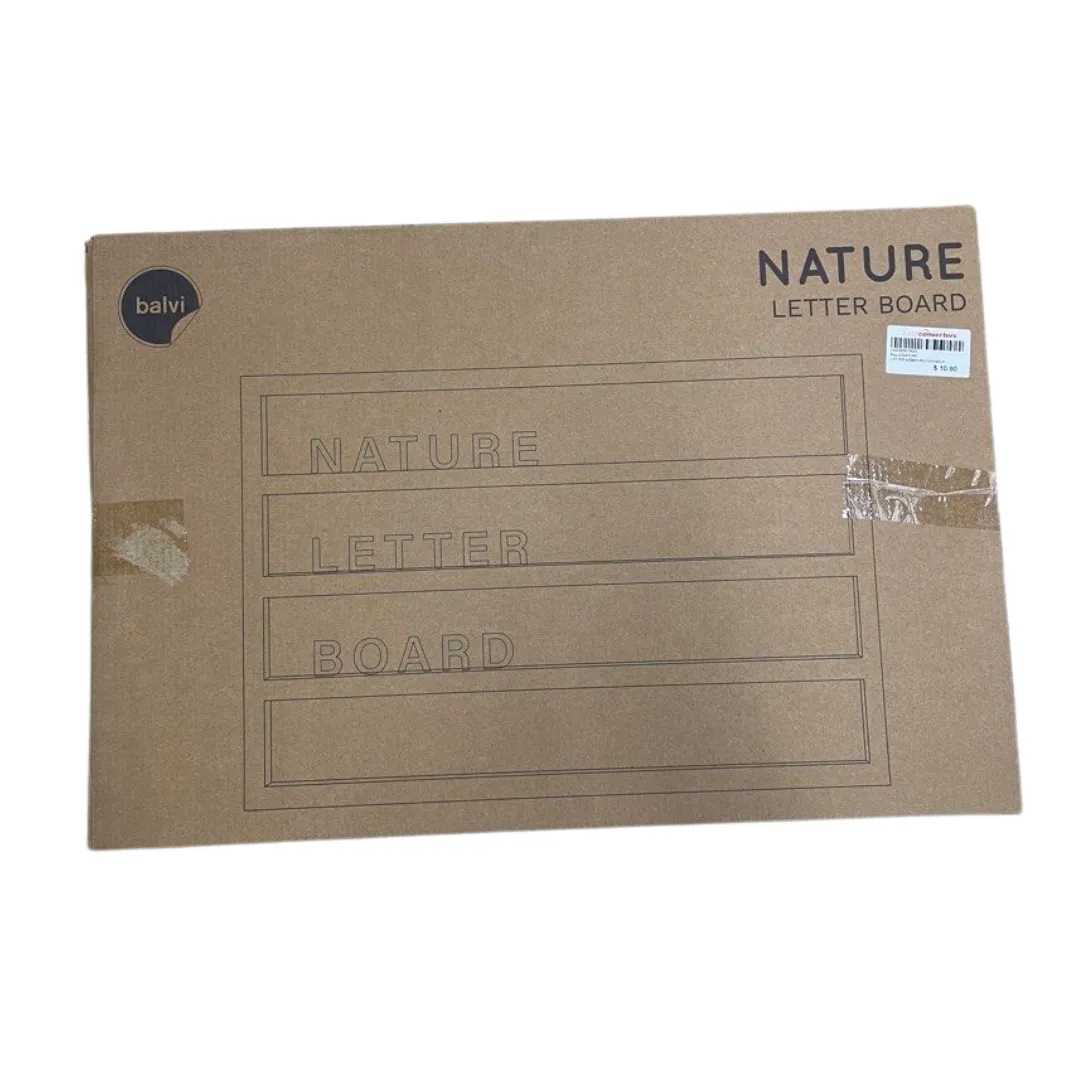 Balvi Nature Letter Board (Wood)