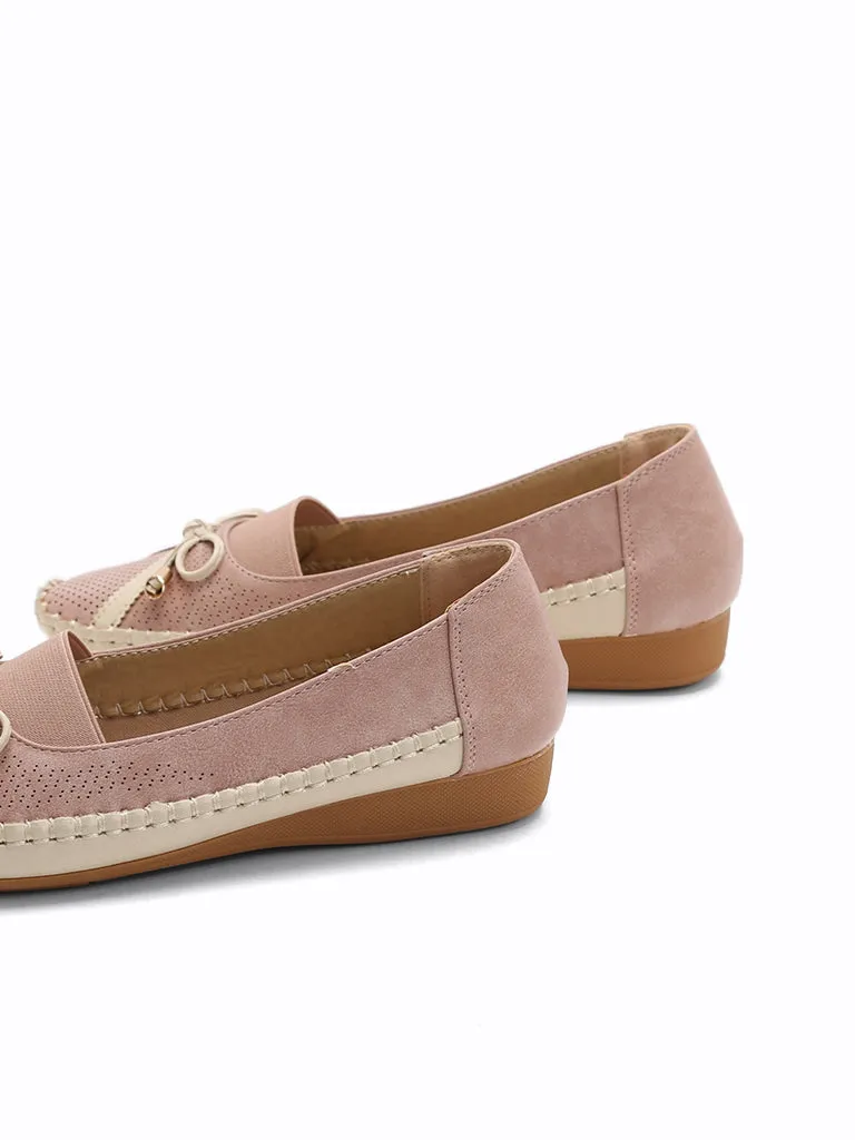 Bamboo Wedge Loafers