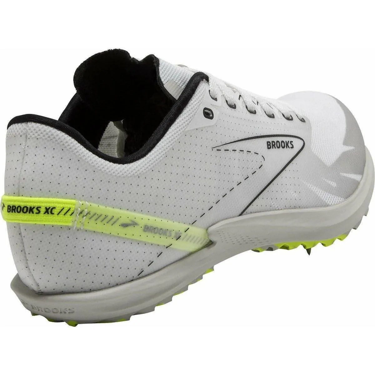 Brooks Draft XC Cross Country Running Spikes - White