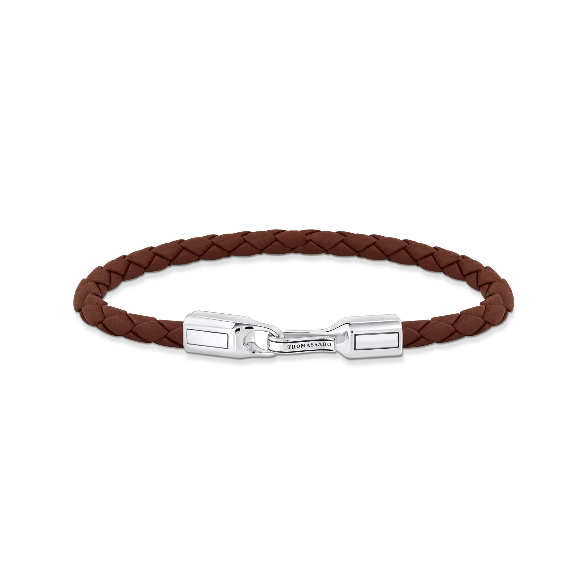 Brown leather bracelet