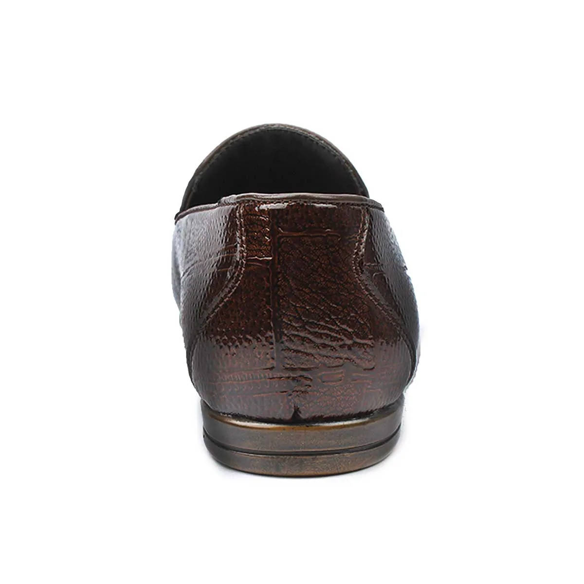 Brown Patent Tassel Loafers