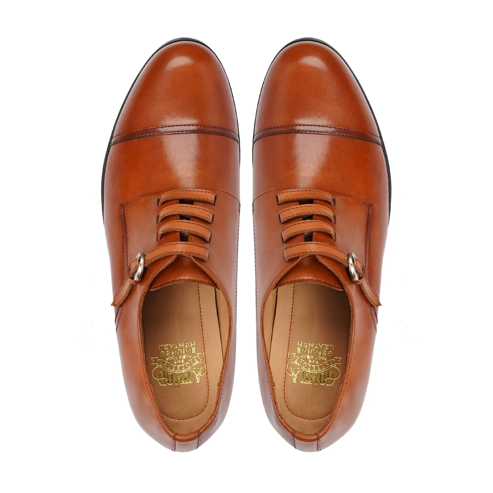 Brug - Men's Tan Calf Leather Derby Shoe