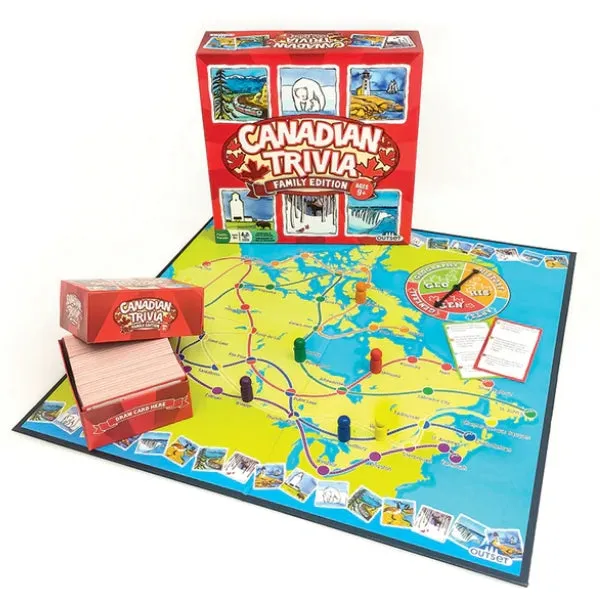 Canadian Trivia: Family Edition Board Game