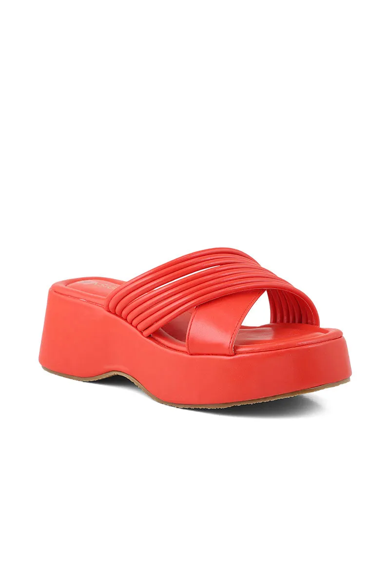 Casual Slip On I38564-Red