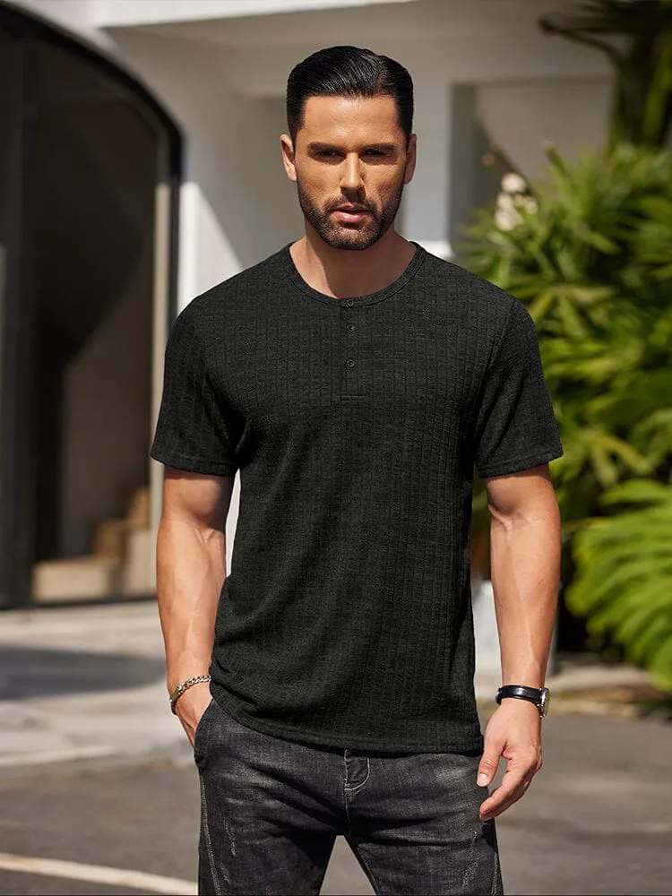 Casual Soft Ribbed T-shirt (US Only)