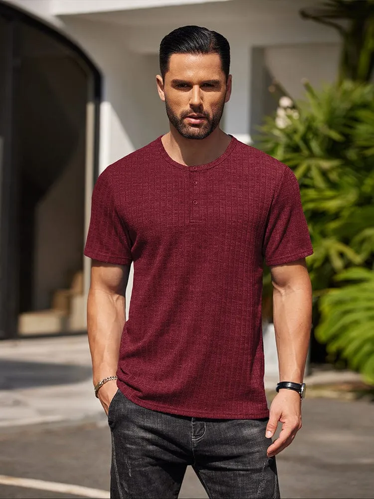 Casual Soft Ribbed T-shirt (US Only)