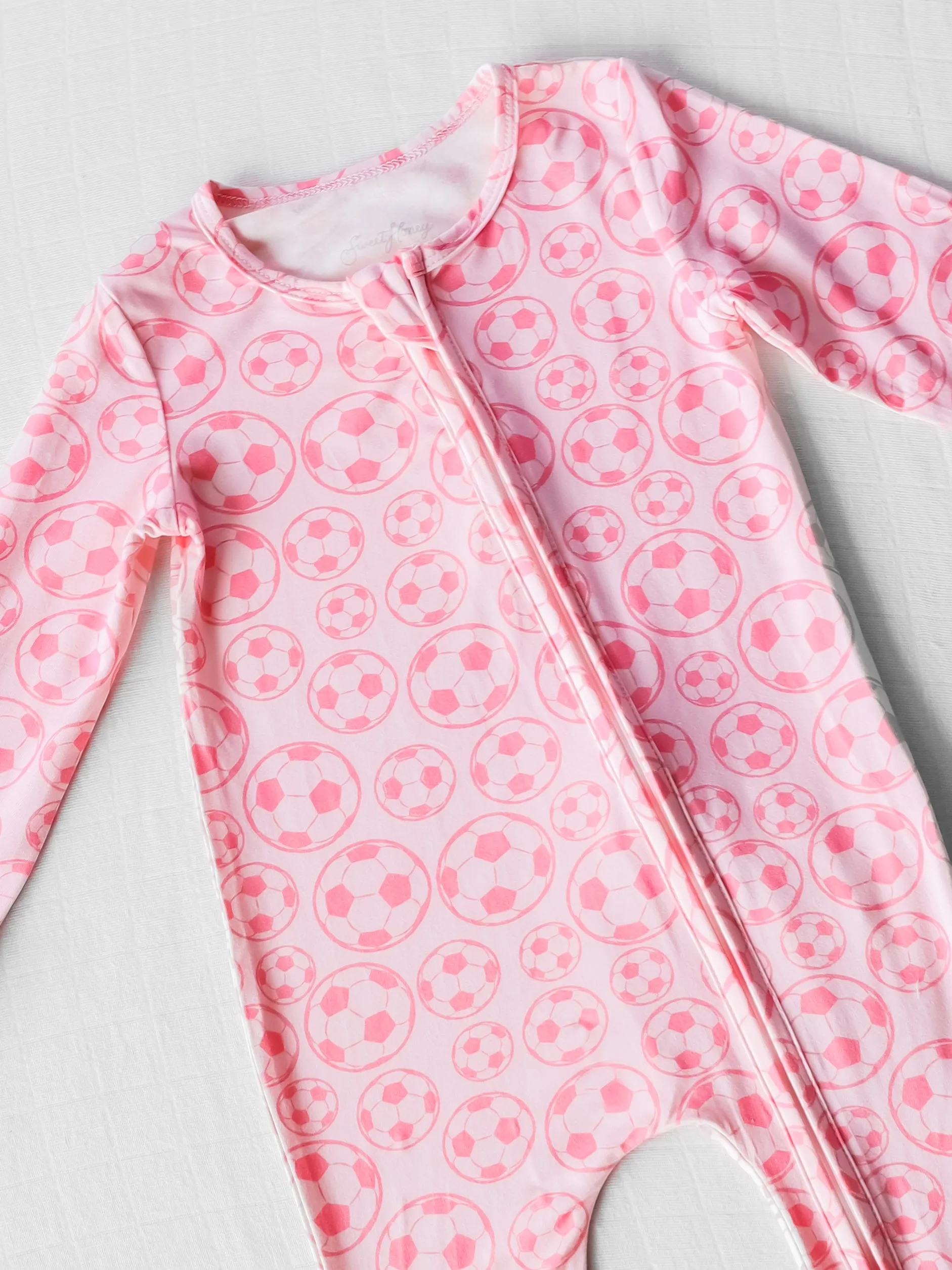 Cloud Layette - Soccer in Pink