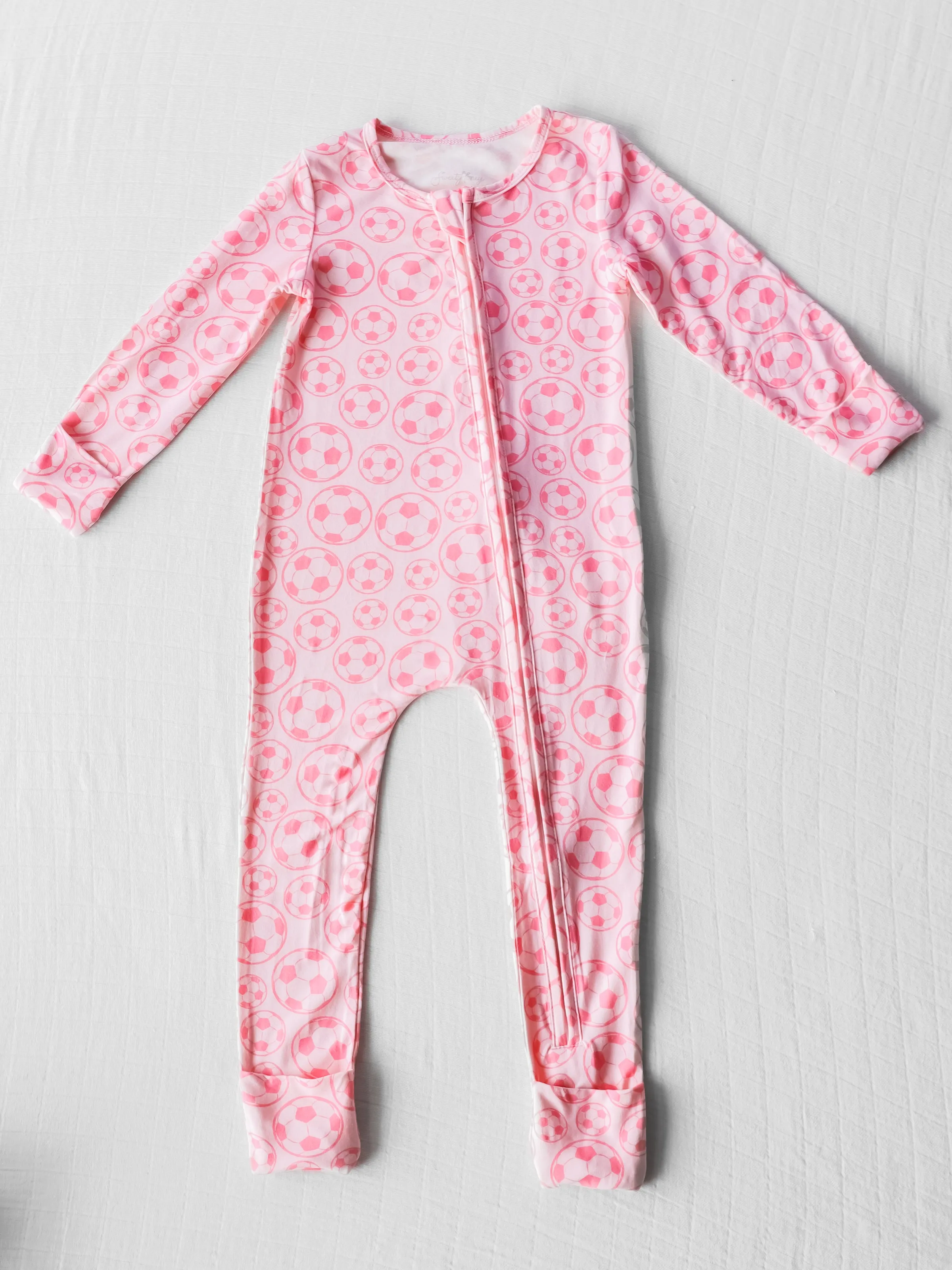 Cloud Layette - Soccer in Pink