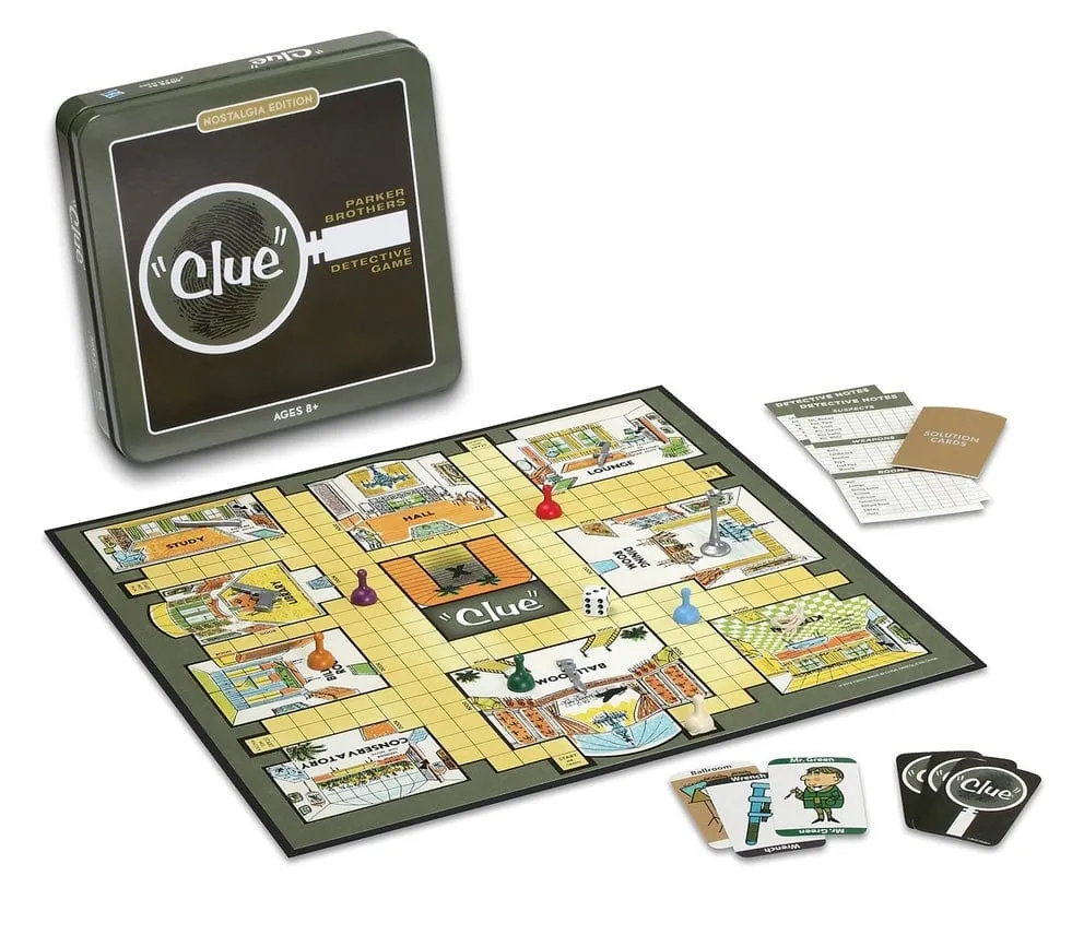 Clue Board Game Nostalgia Tin