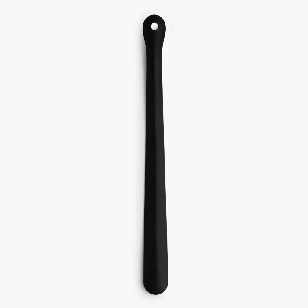 Cobbler's Choice 16" Metal Shoe Horn | Black Matte