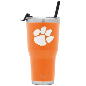 Collegiate Cruiser Tumbler with Flip Lid and Straw