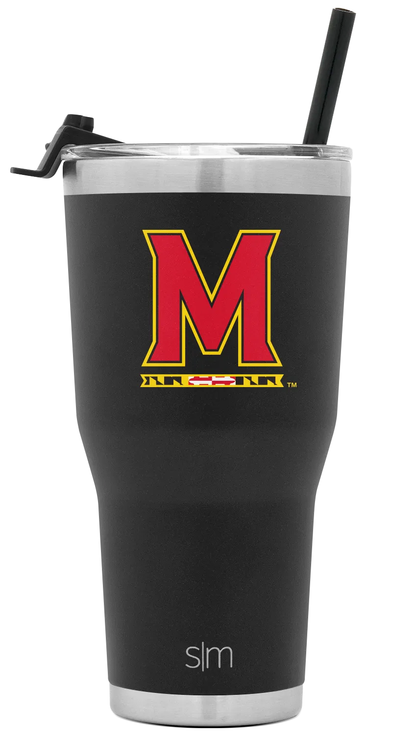 Collegiate Cruiser Tumbler with Flip Lid and Straw