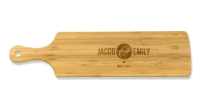 Couples Long Bamboo Serving Board