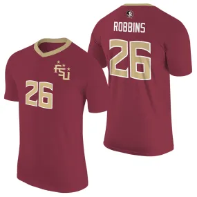 Distant Replays Adult/Unisex Robbins #26 Soccer Jersey - Garnet