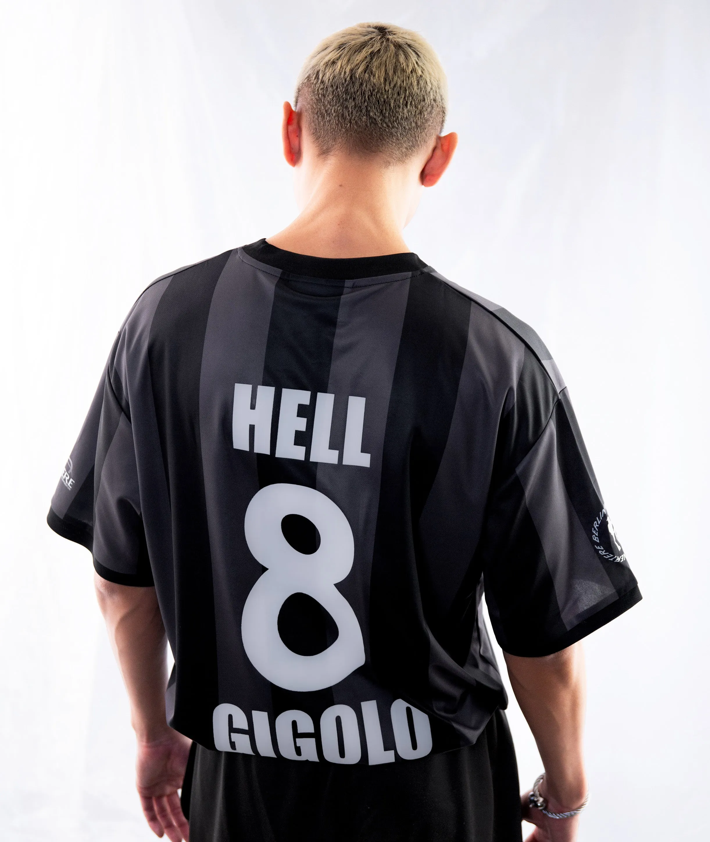 DJ HELL SOCCER JERSEY - BLACK