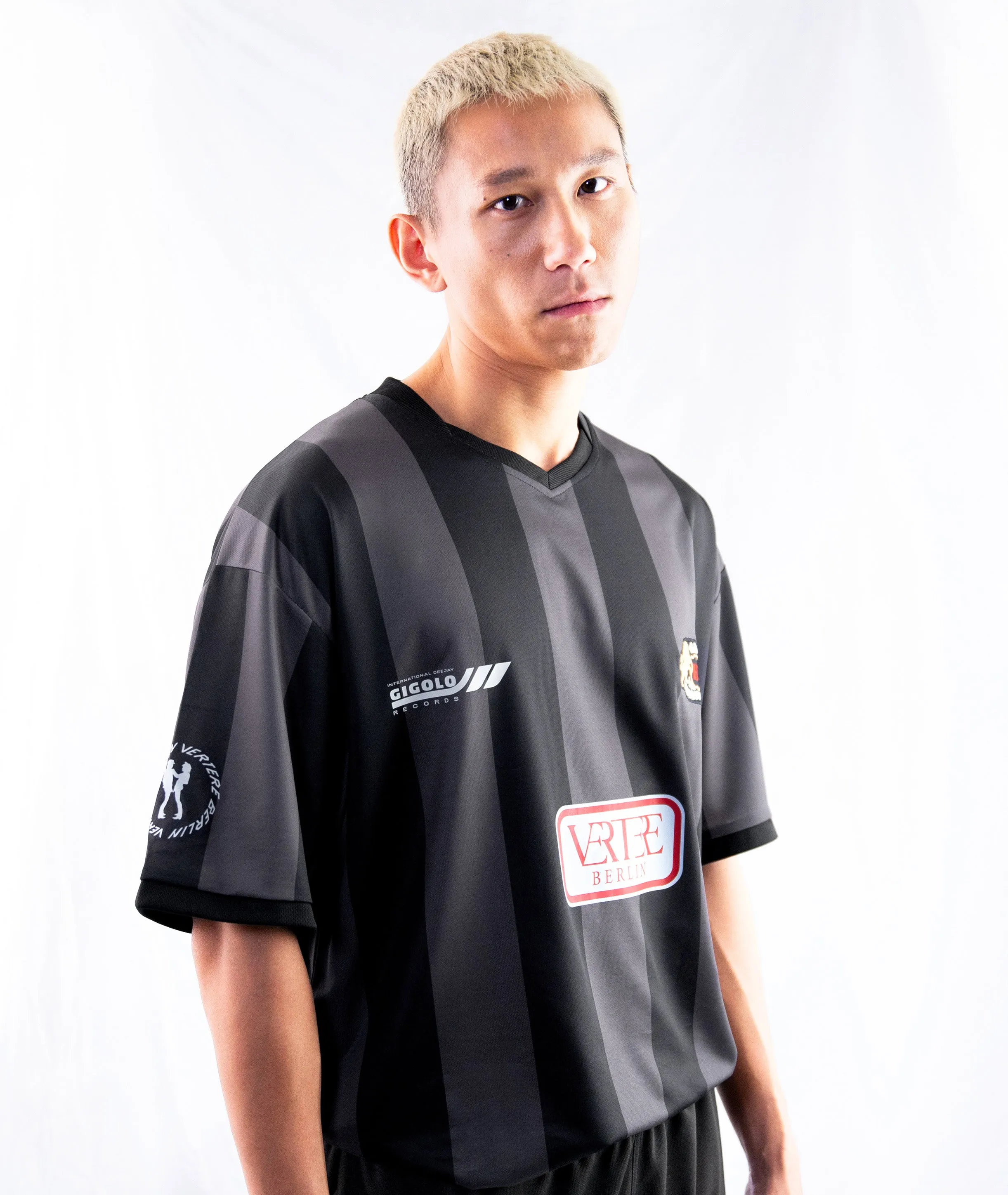 DJ HELL SOCCER JERSEY - BLACK