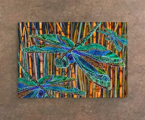 Dragonfly Garden Cutting Board