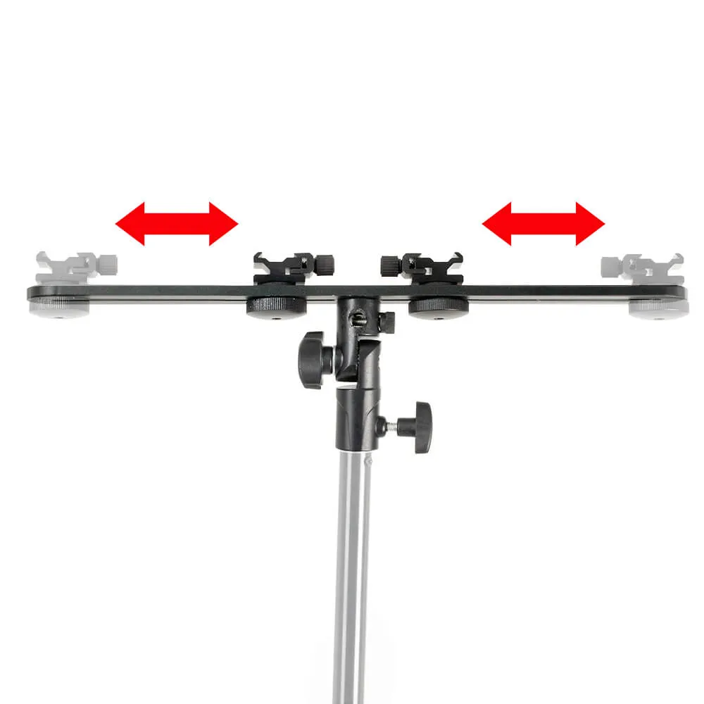 Dual Hot Shoe Speedlite Crossbar