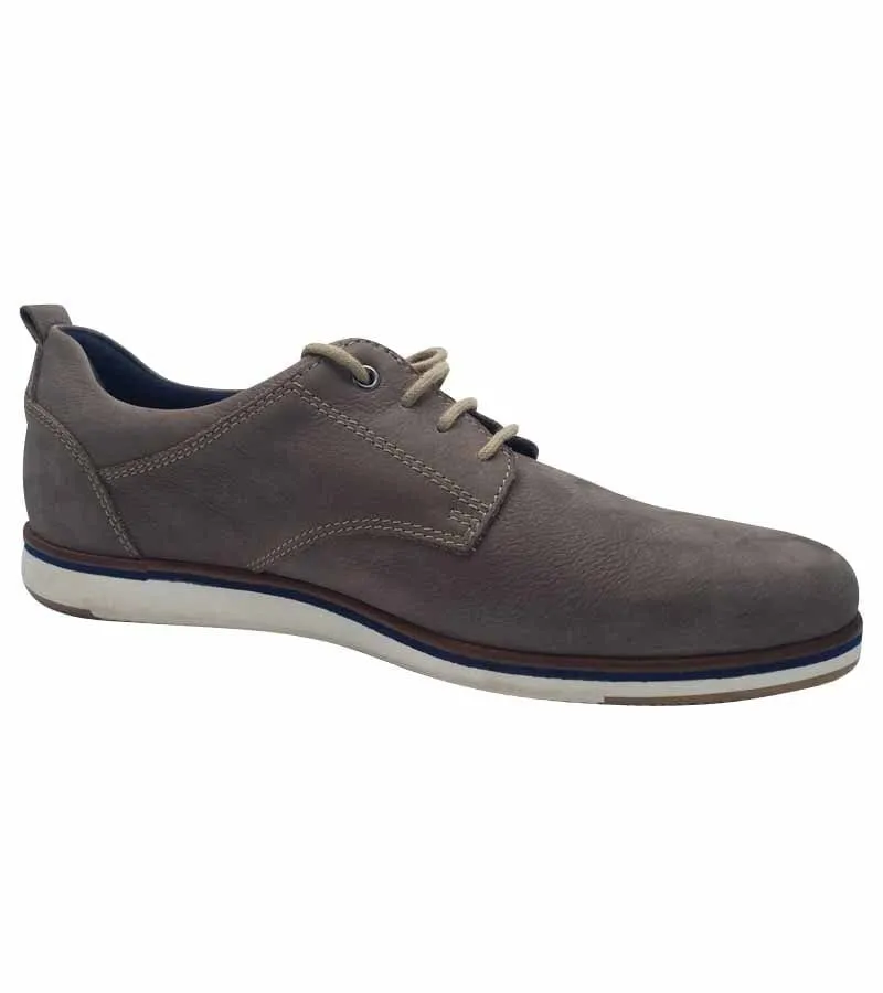 Dubarry Mens Grey Leather Shoe - Stafford