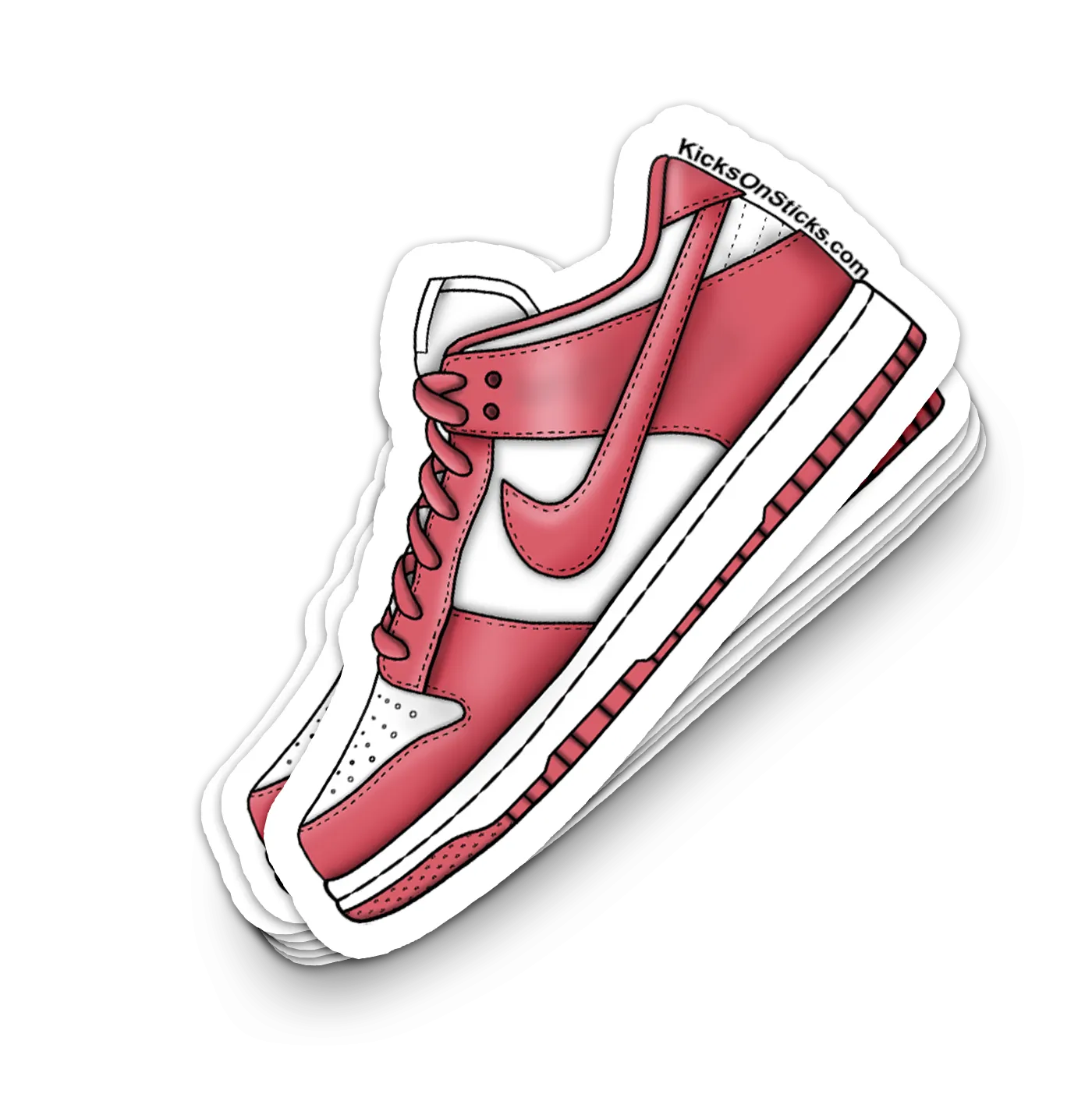 Dunk Low "Archeo Pink" Sneaker Sticker