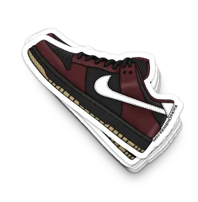 Dunk Low "Burgundy Crush" Sneaker Sticker