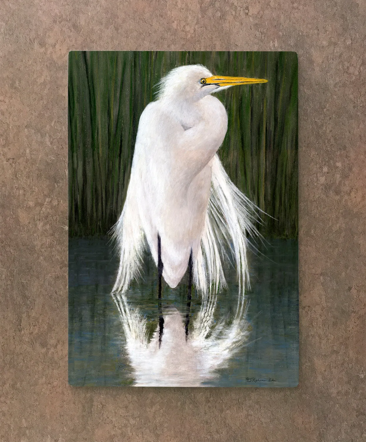 Egret Cutting Board