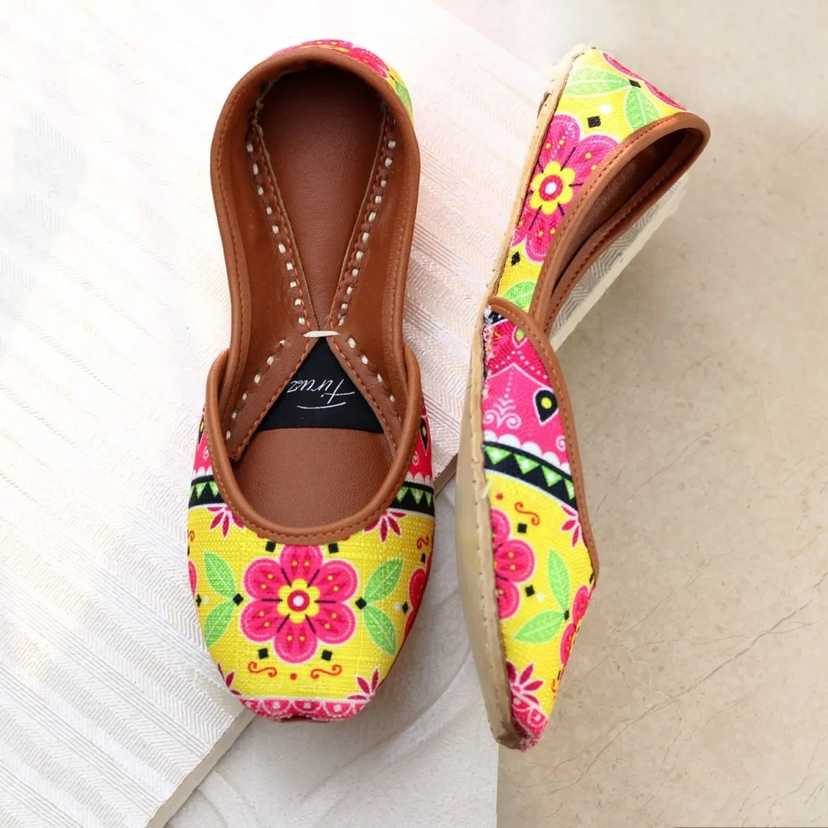 Firuz Shoes Pakistani Truck Art Khussa FIR05