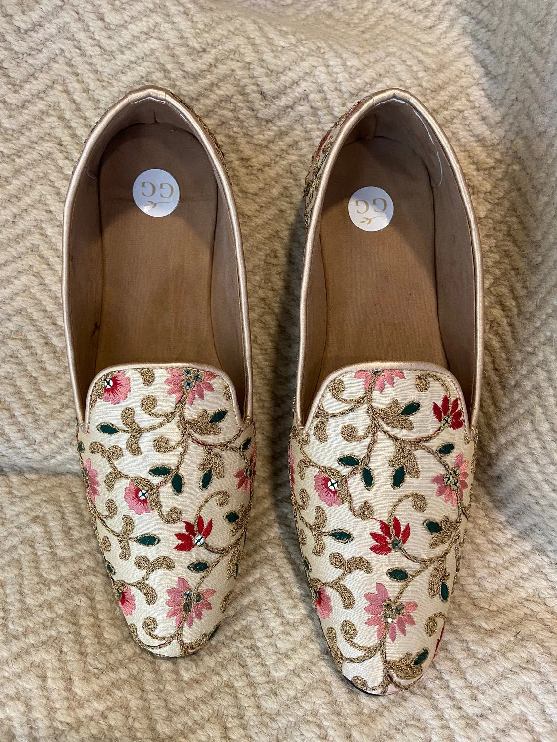 Floral Design Loafers Jutti