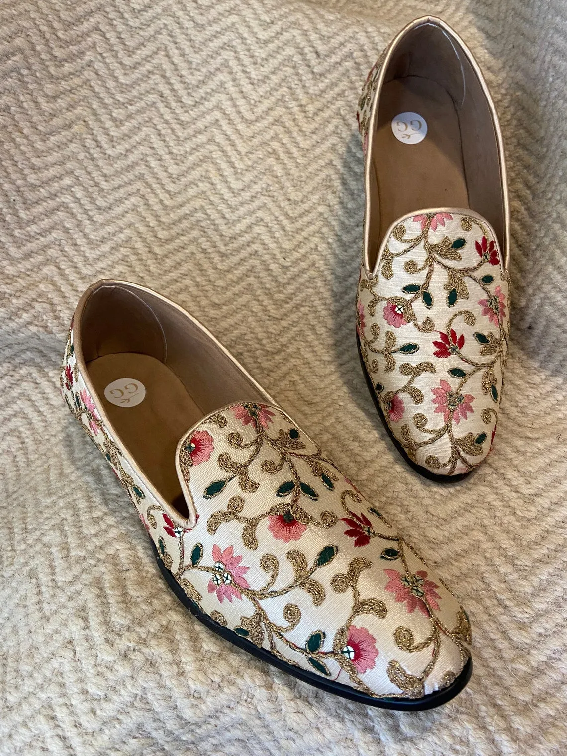 Floral Design Loafers Jutti