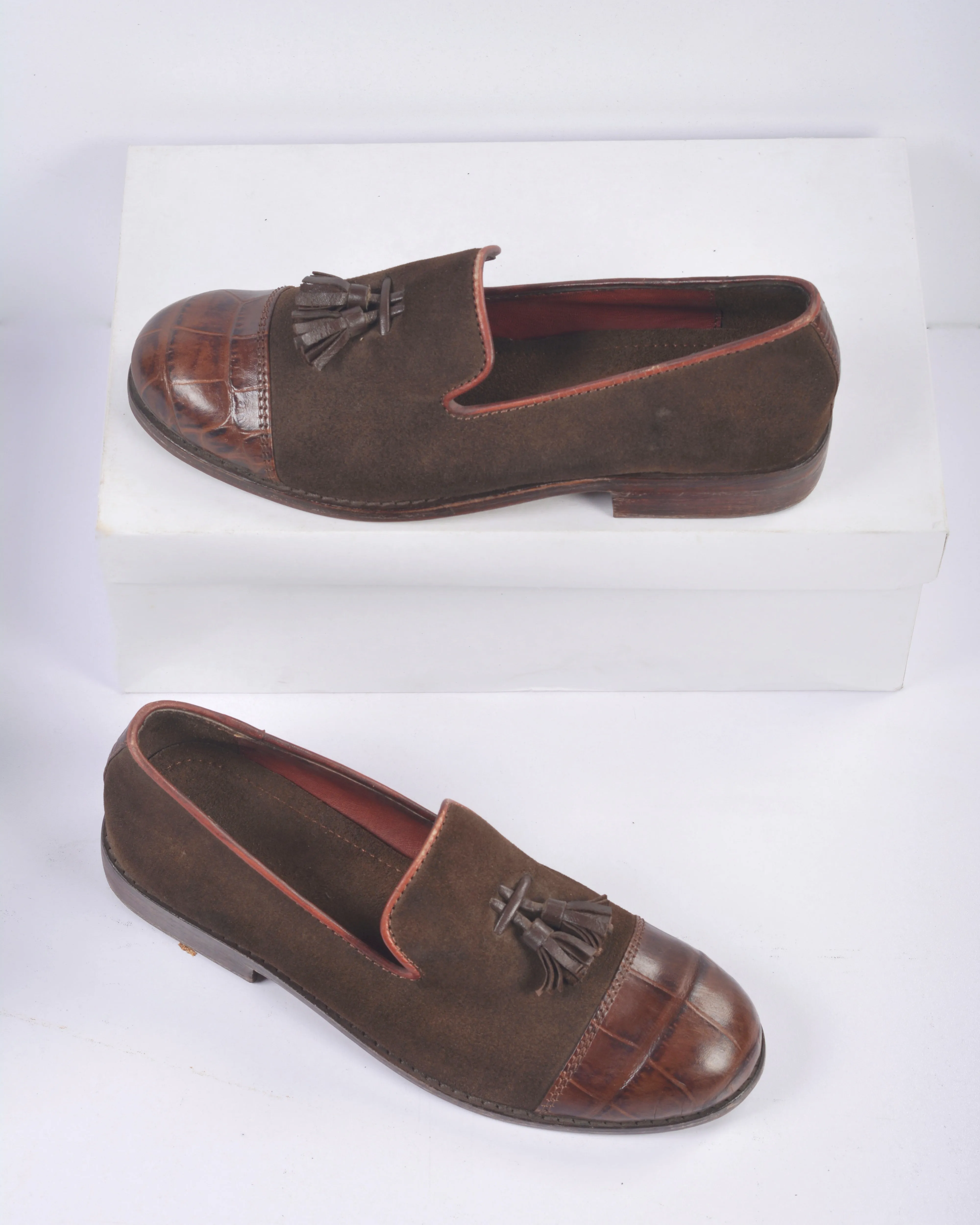 Footprint TASSEL LOAFERS BROWN