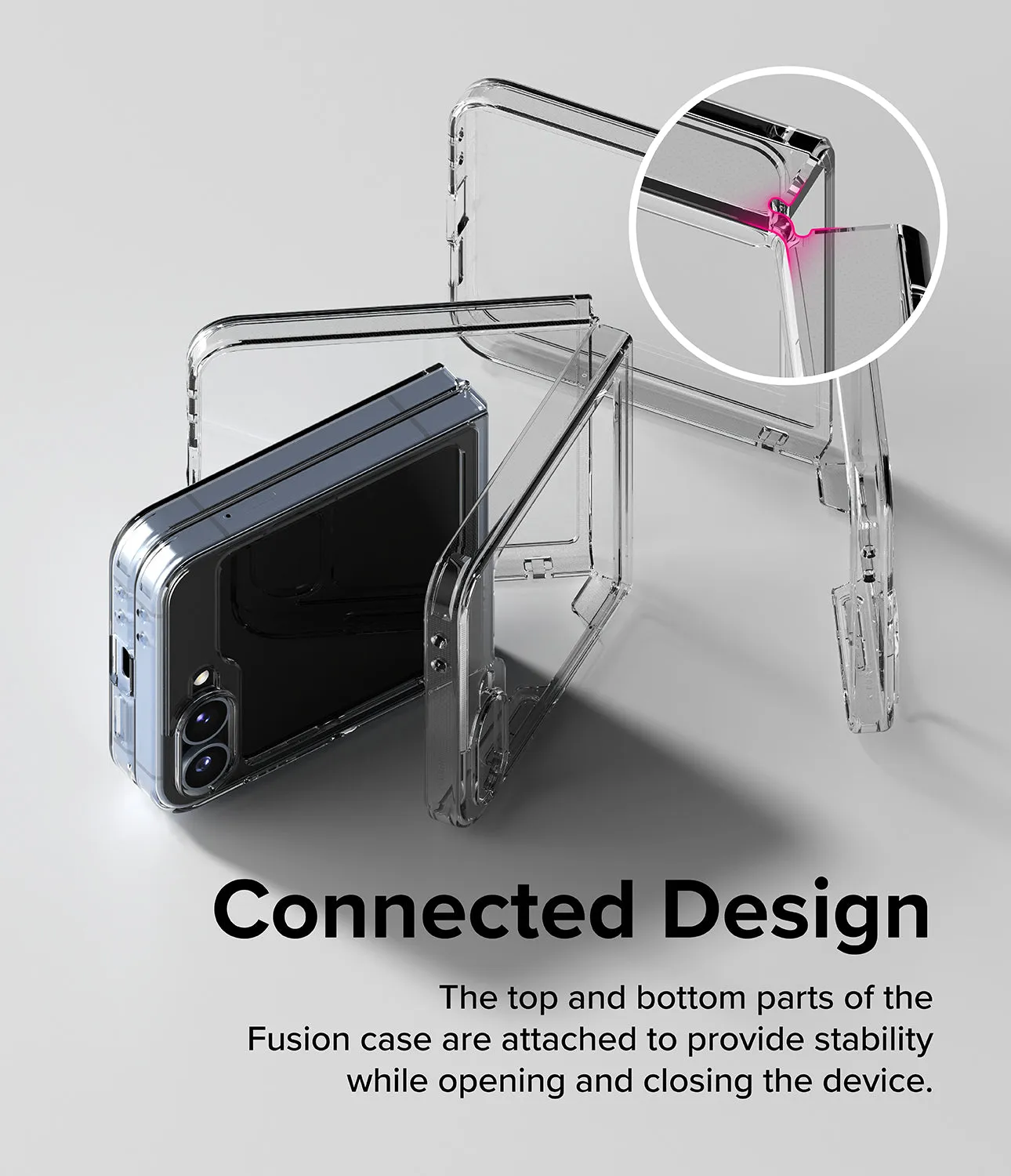 Galaxy Z Flip 6 Case | Fusion - Clear