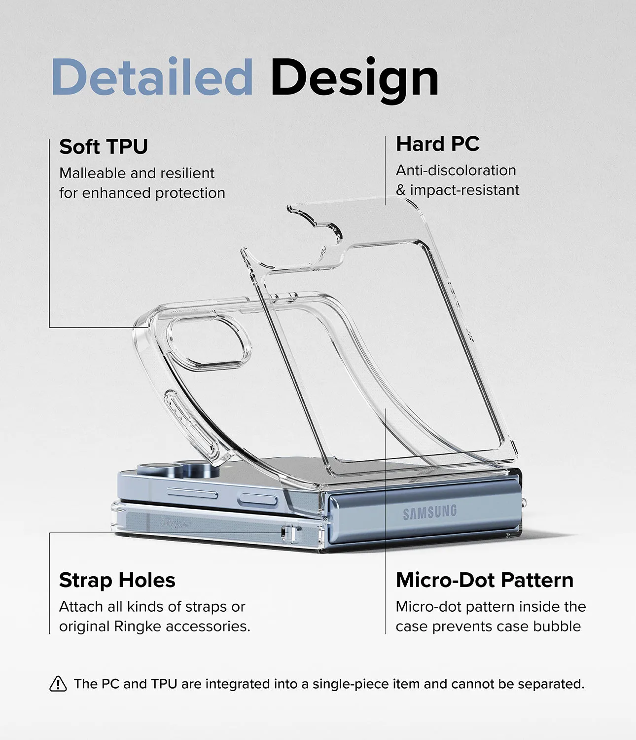 Galaxy Z Flip 6 Case | Fusion - Clear