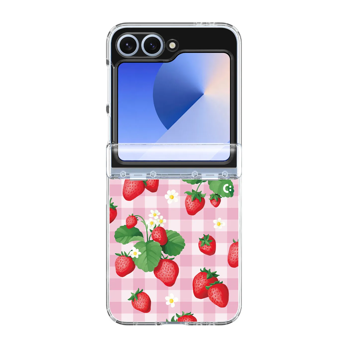 Galaxy Z Flip 6 - Strawberry Gingham