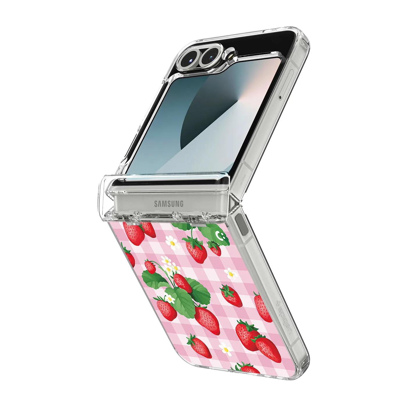 Galaxy Z Flip 6 - Strawberry Gingham