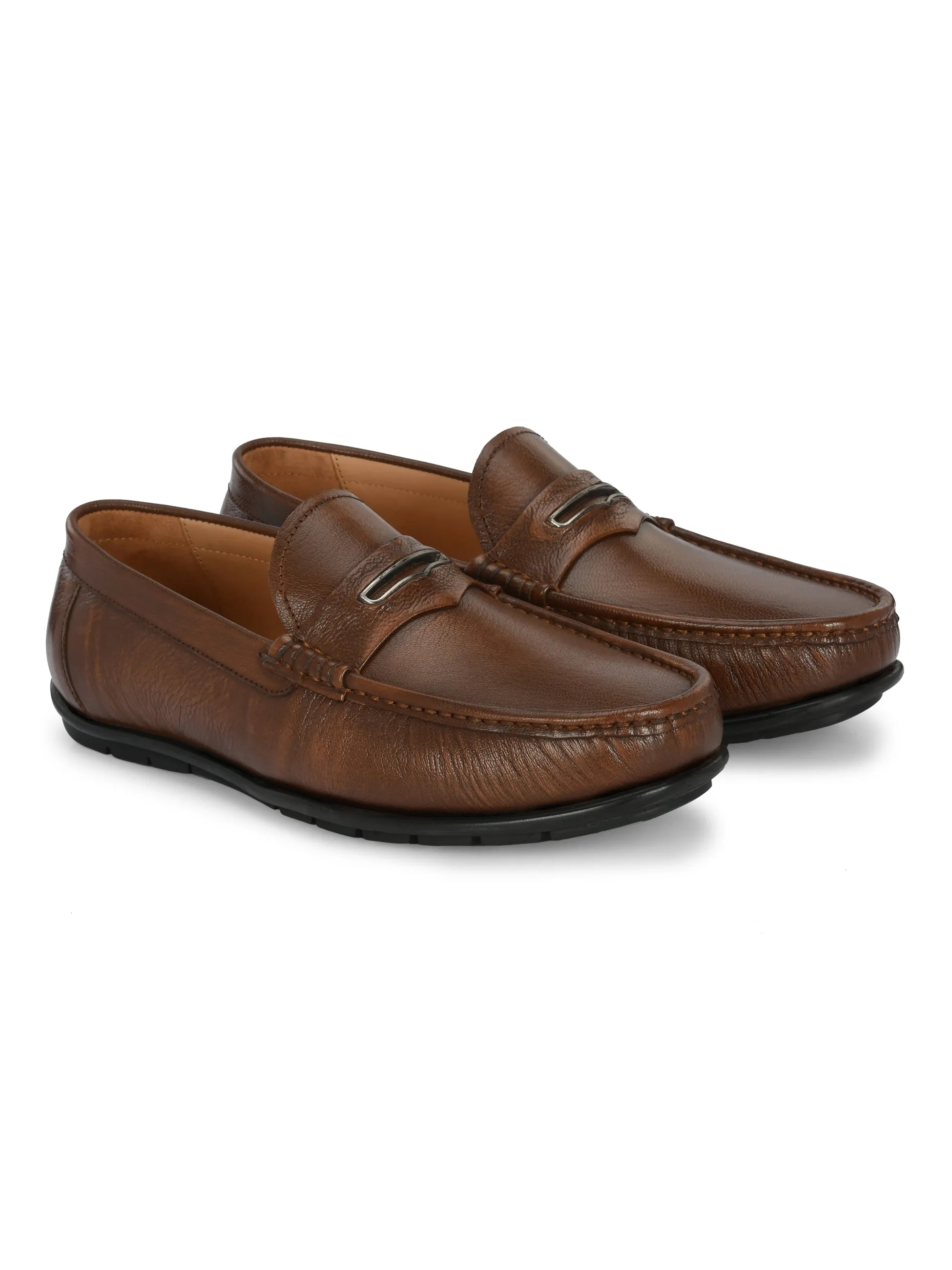 Grenade Tan Loafers