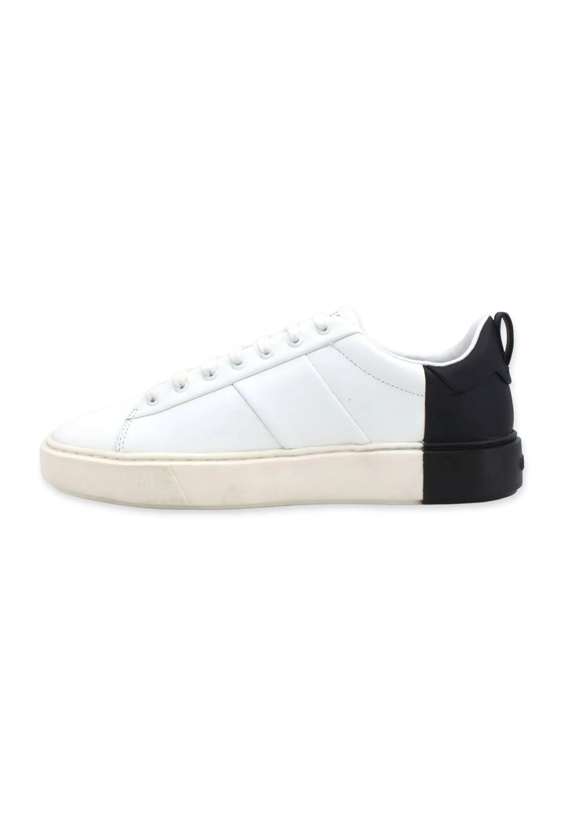 GUESS Sneaker Uomo Bicolor White Black FM5NVILEA12