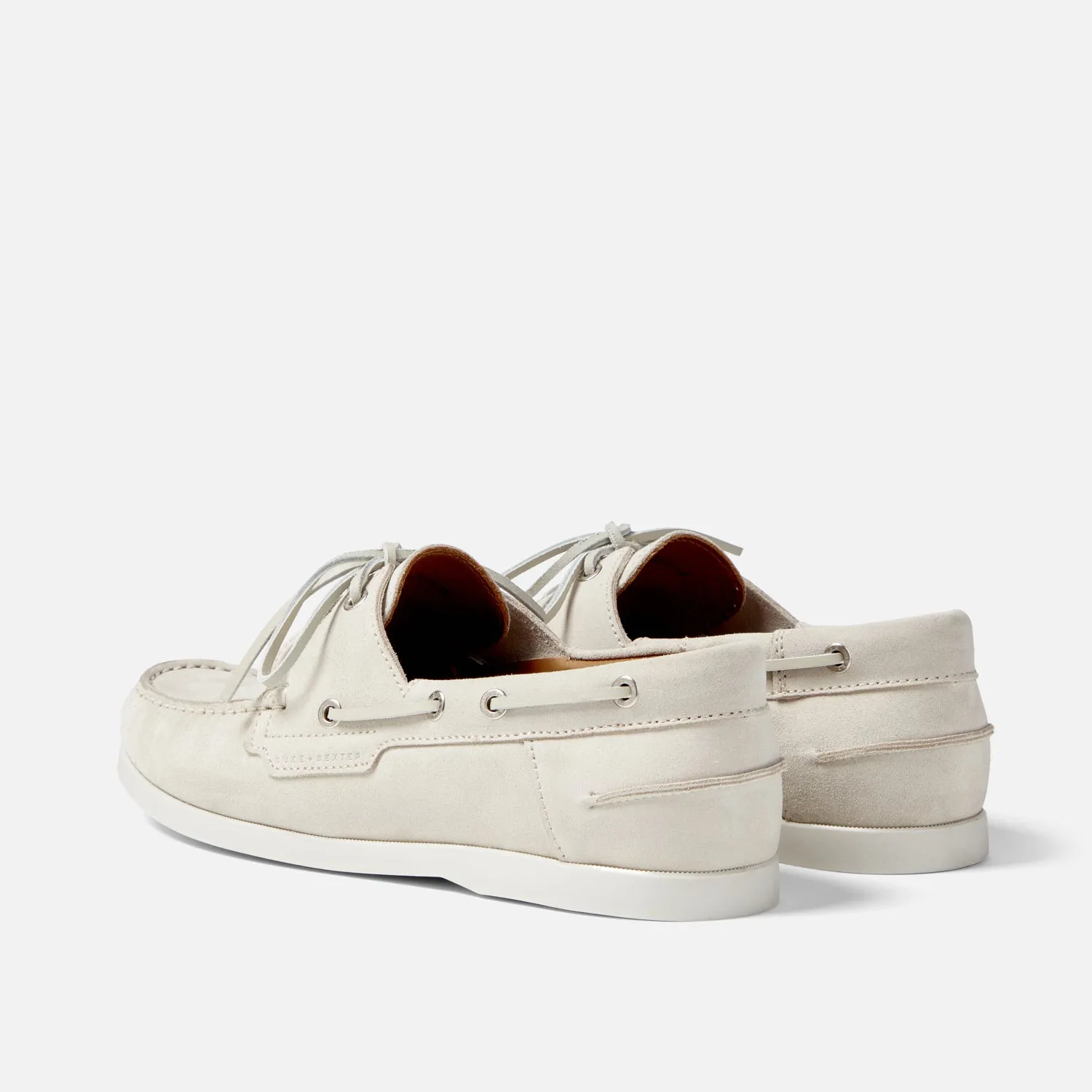 Hardy Off-White Boat Shoe - Men's